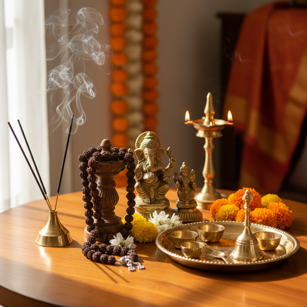 Hindu Spiritual Products Enhancing Devotion and Everyday Well-Being at Harathi