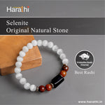 Selenite Bracelet- Taurus zodiac (Vrishabh Rashi)