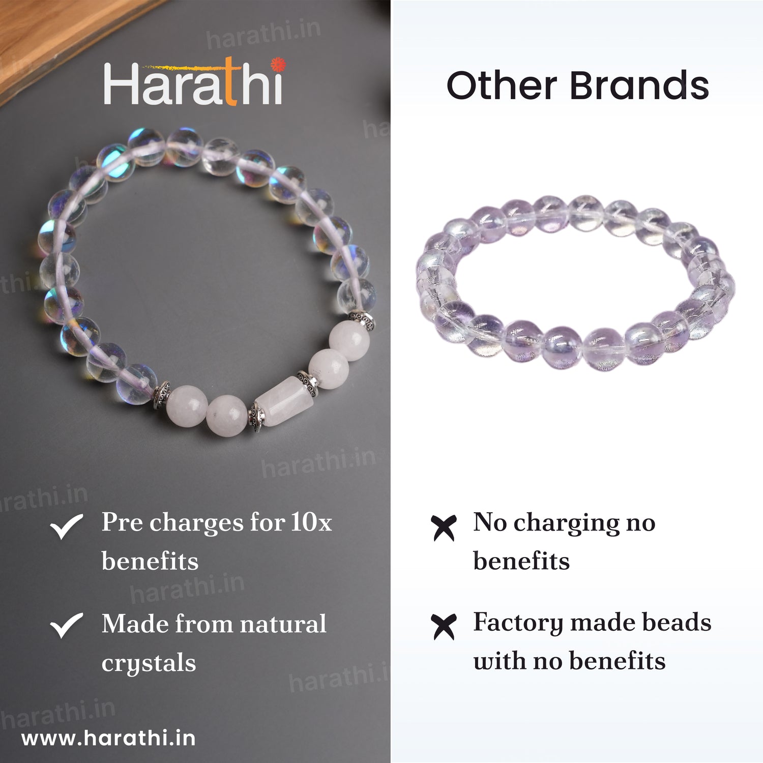 Rainbow Aura Bracelet- Libra Zodiac (Tula Rashi)