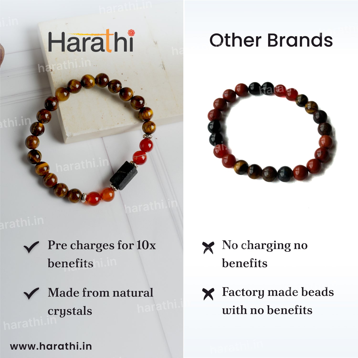 Tiger Eye Bracelet- Leo Zodiac (Simha Rashi)