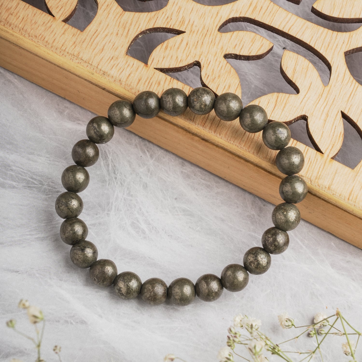 Pyrite Stone Wealth Bracelet